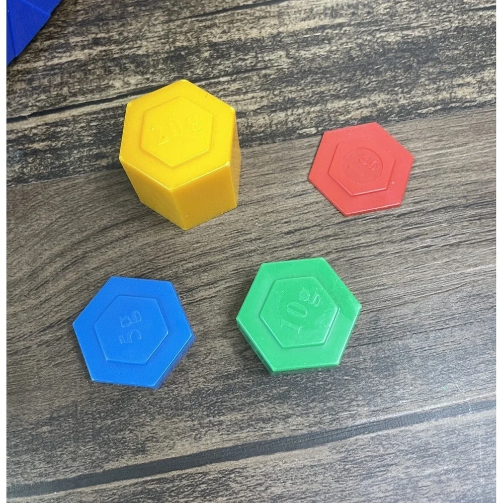 ETA Cuisenare School Learning Balance Bucket Scale With Gram Pieces Counting